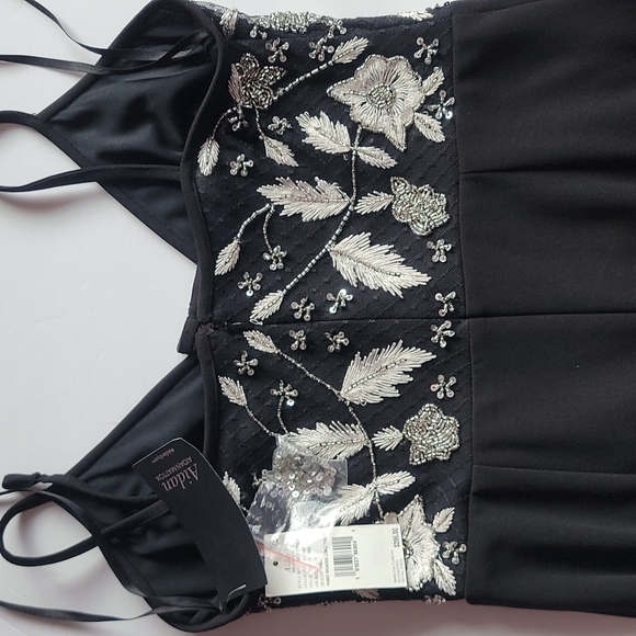 AIDAN BY AIDAN MATTOX SPAGHETTI STRAP EMBROIDERED BODICE ZIPPER BACK/SIZE 8 - Picture 8 of 13